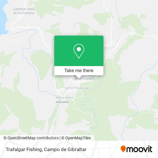 Trafalgar Fishing map