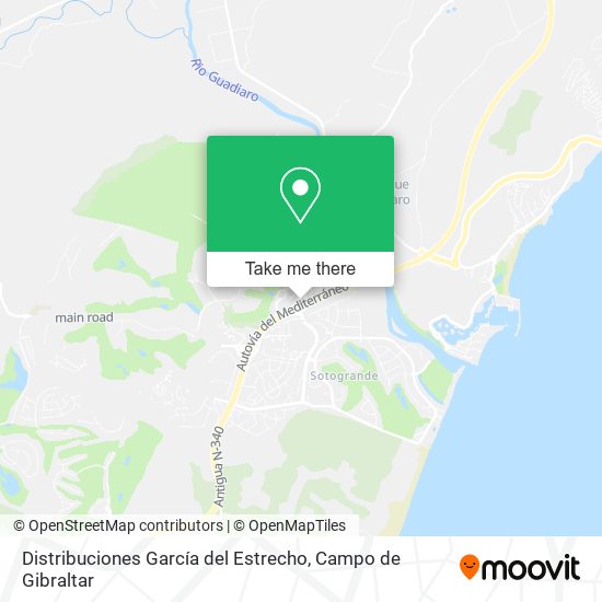 Distribuciones García del Estrecho map