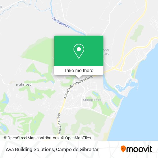 Ava Building Solutions map