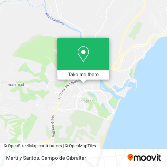 Martí y Santos map