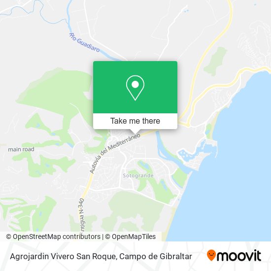 Agrojardin Vivero San Roque map