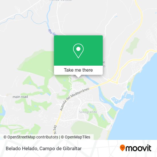 Belado Helado map