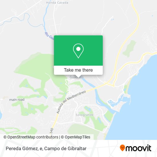 Pereda Gómez, e map