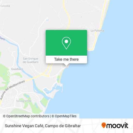 Sunshine Vegan Café map