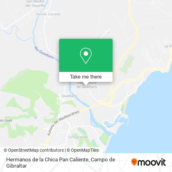 Hermanos de la Chica Pan Caliente map