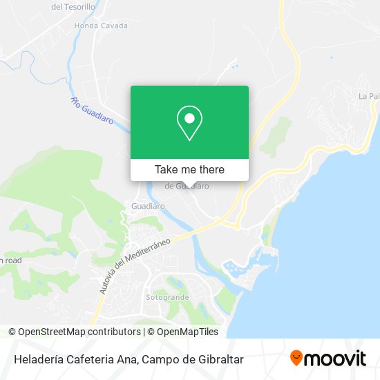 Heladería Cafeteria Ana map