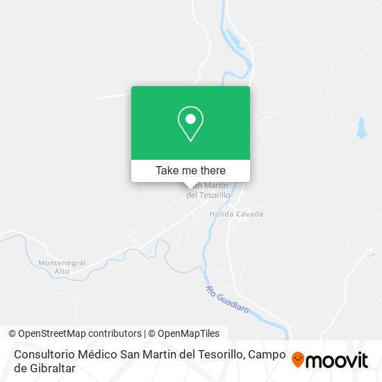 Consultorio Médico San Martin del Tesorillo map