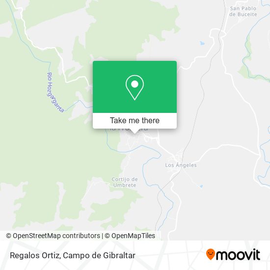Regalos Ortiz map