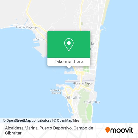 mapa Alcaidesa Marina, Puerto Deportivo