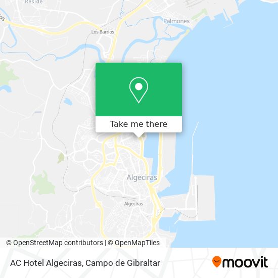 mapa AC Hotel Algeciras