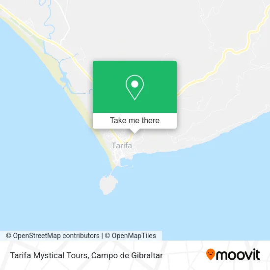 Tarifa Mystical Tours map