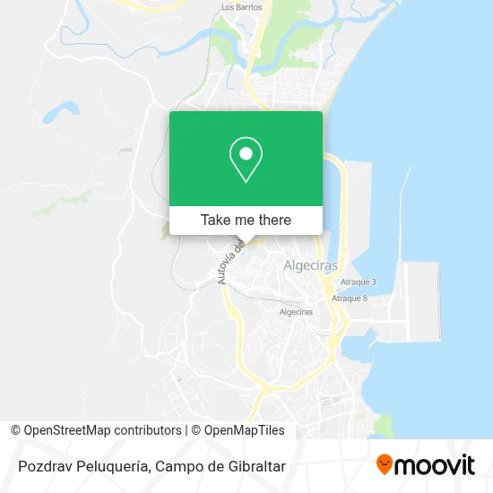 Pozdrav Peluquería map