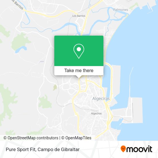Pure Sport Fit map