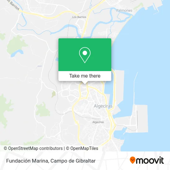Fundación Marina map