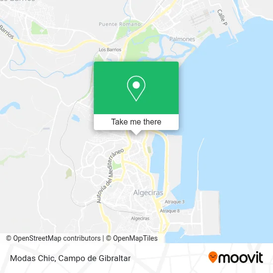 Modas Chic map