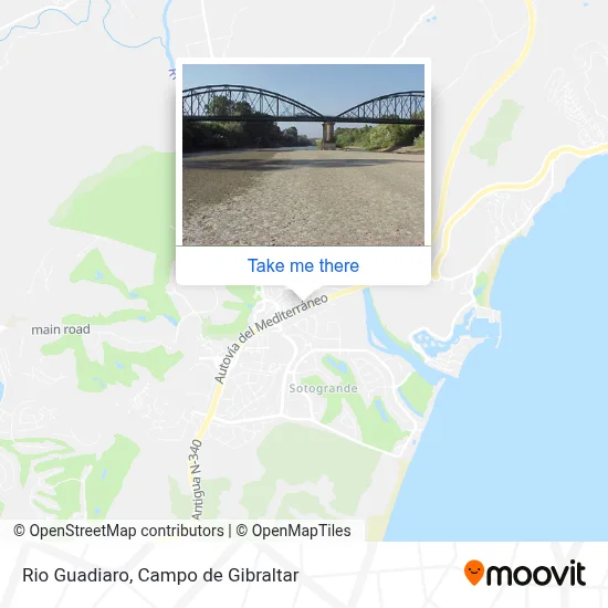 Rio Guadiaro map