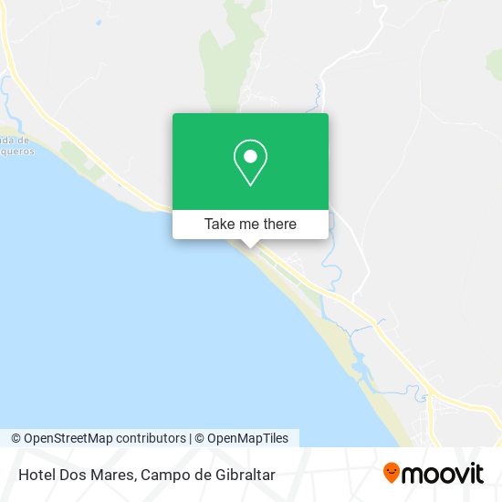 mapa Hotel Dos Mares