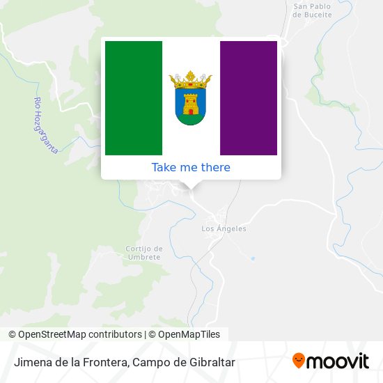 Jimena de la Frontera map