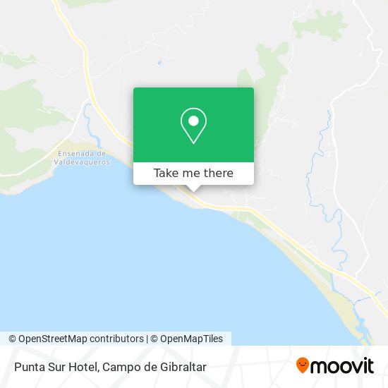 Punta Sur Hotel map