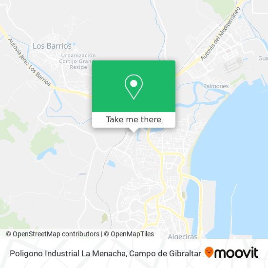 Poligono Industrial La Menacha map