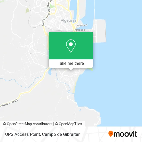 Ups Access Point map