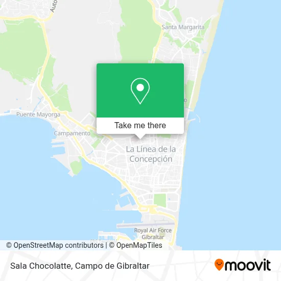 Sala Chocolatte map