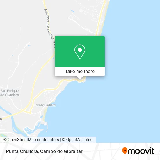 Punta Chullera map