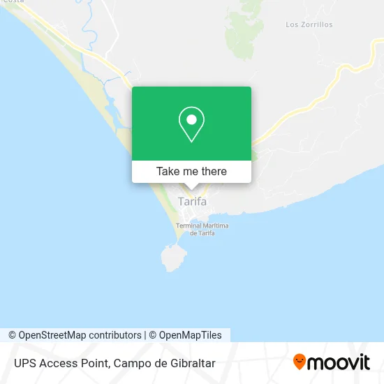 Ups Access Point map
