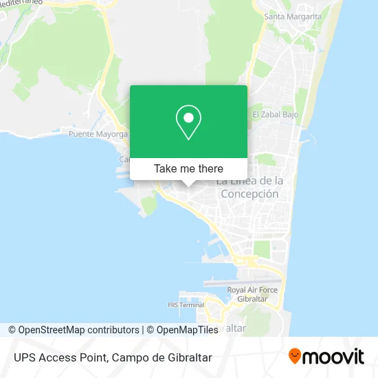 Ups Access Point map