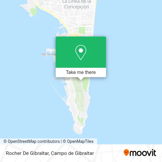Rocher De Gibraltar map
