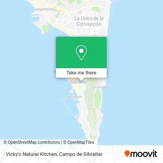Vicky's Natural Kitchen map