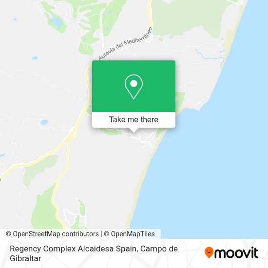 Regency Complex Alcaidesa Spain map