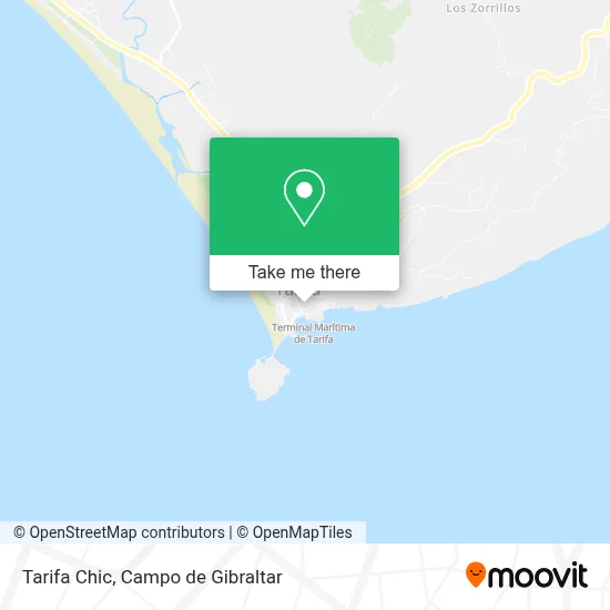 Tarifa Chic map