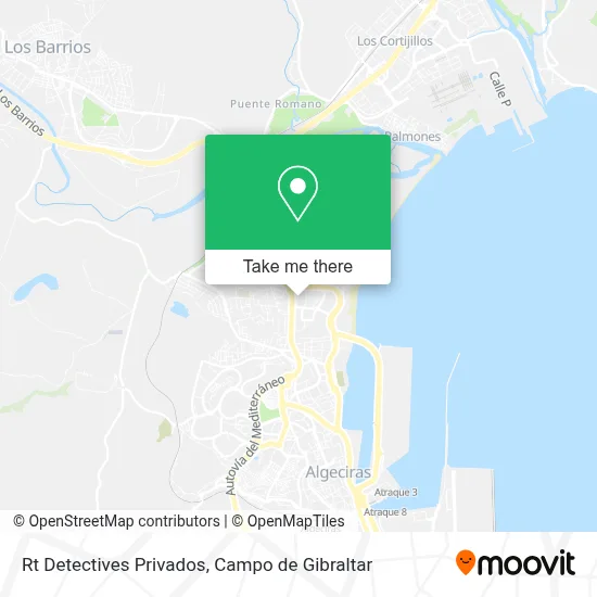 Rt Detectives Privados map