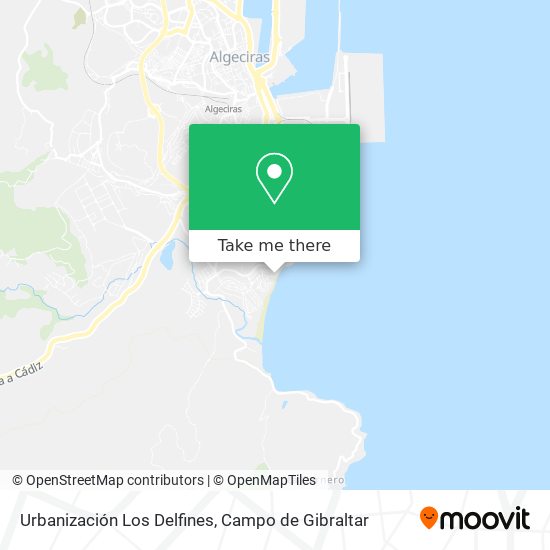 Urbanización Los Delfines map