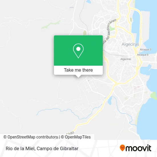 Rio de la Miel map