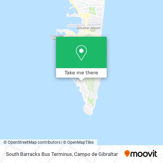 South Barracks Bus Terminus map