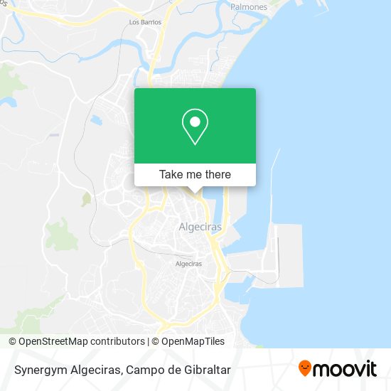 Synergym Algeciras map
