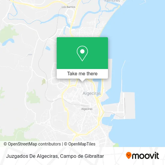 Juzgados De Algeciras map
