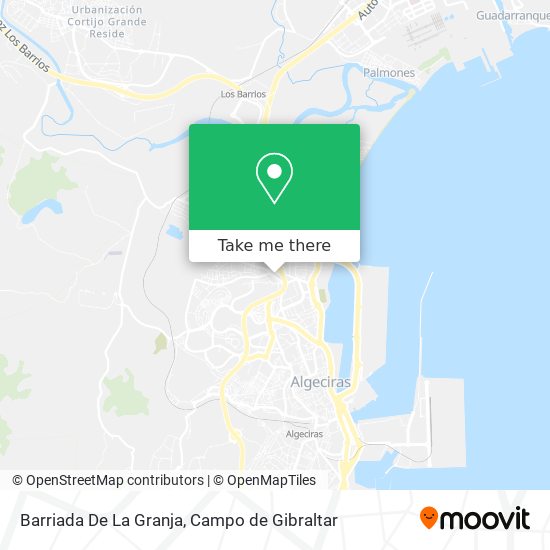 Barriada De La Granja map