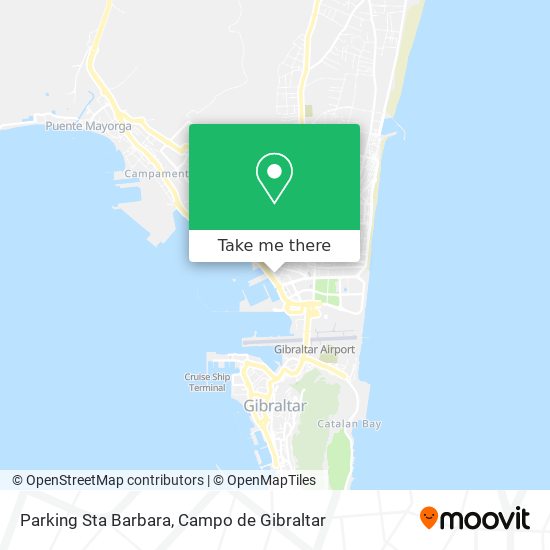 mapa Parking Sta Barbara