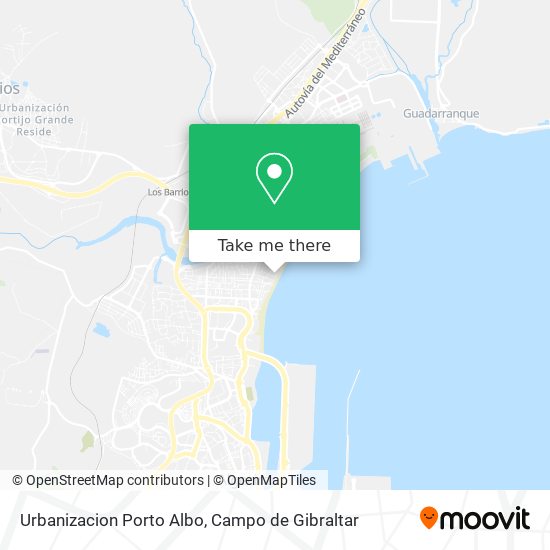 Urbanizacion Porto Albo map