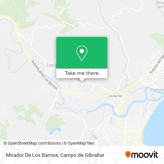 Mirador De Los Barrios map
