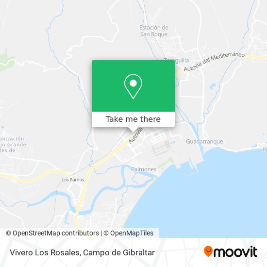 Vivero Los Rosales map