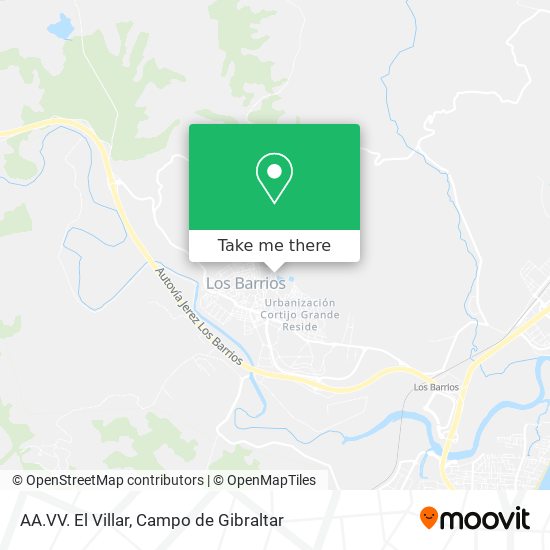 AA.VV. El Villar map