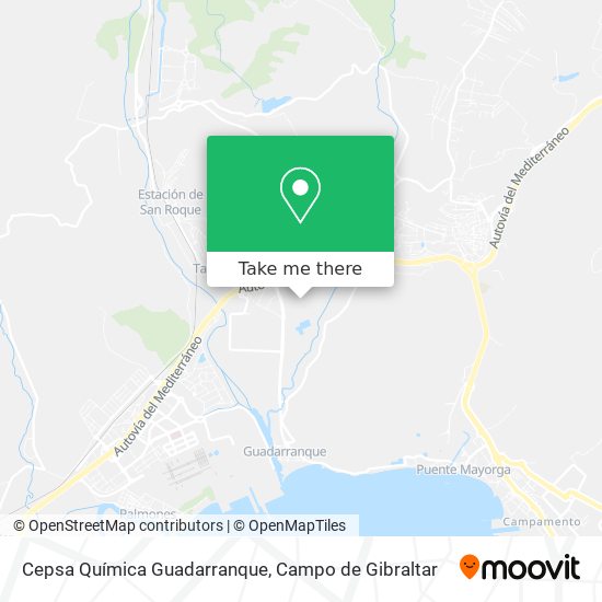 Cepsa Química Guadarranque map