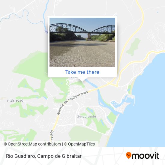 mapa Rio Guadiaro