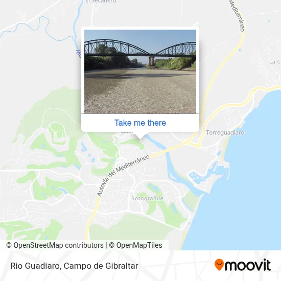 Rio Guadiaro map