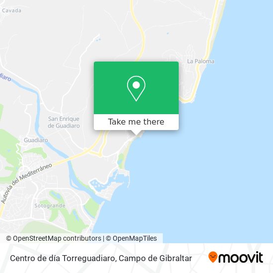 Centro de día Torreguadiaro map