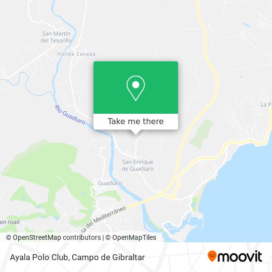 mapa Ayala Polo Club
